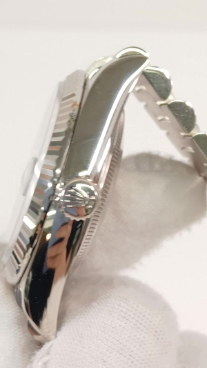Rolex 128239 stock 84496 Crown side from vendor video