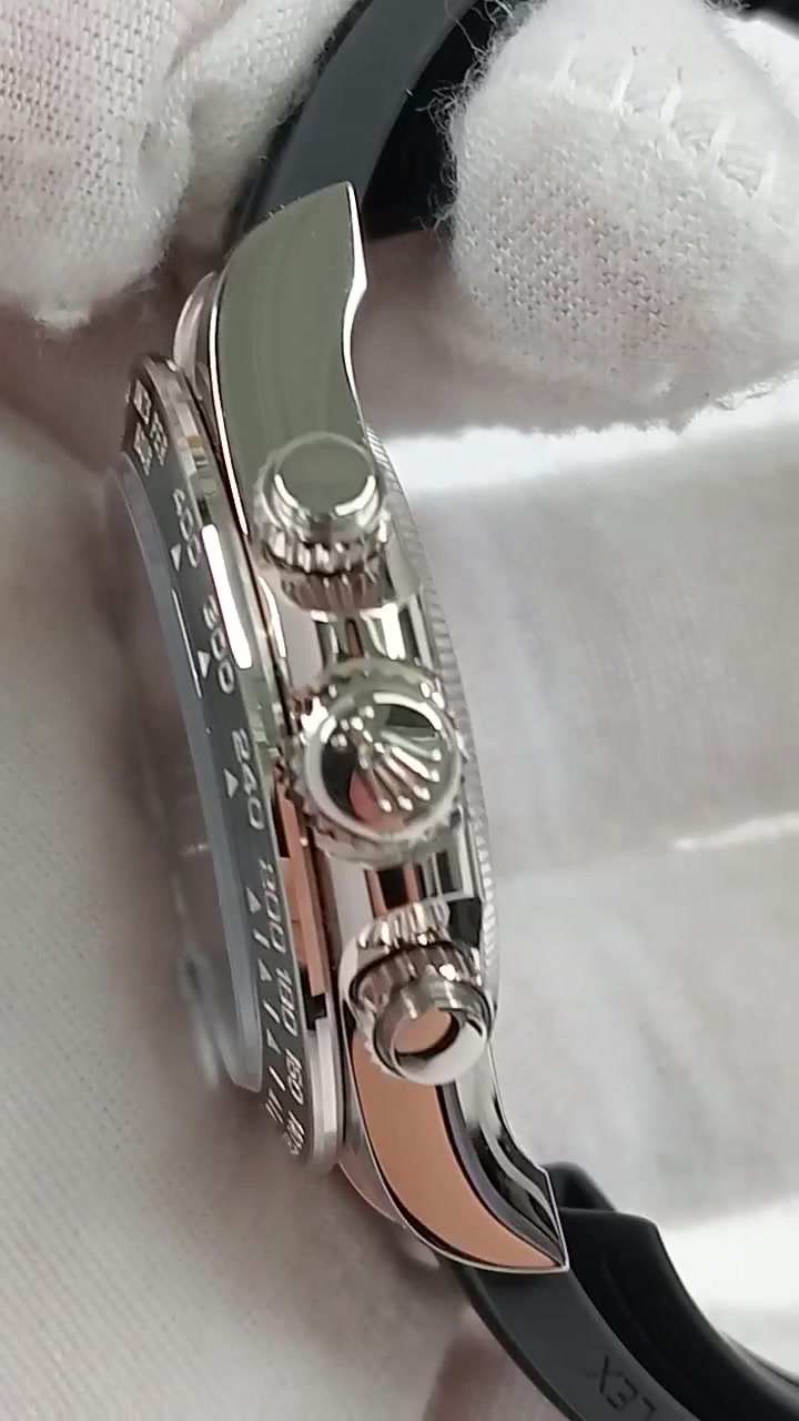Rolex Daytona stock 84532 Crown and pushers from vendor video