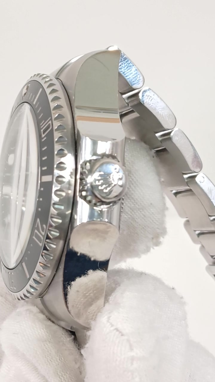 Rolex 126660 stock 84722 Crown side from vendor video