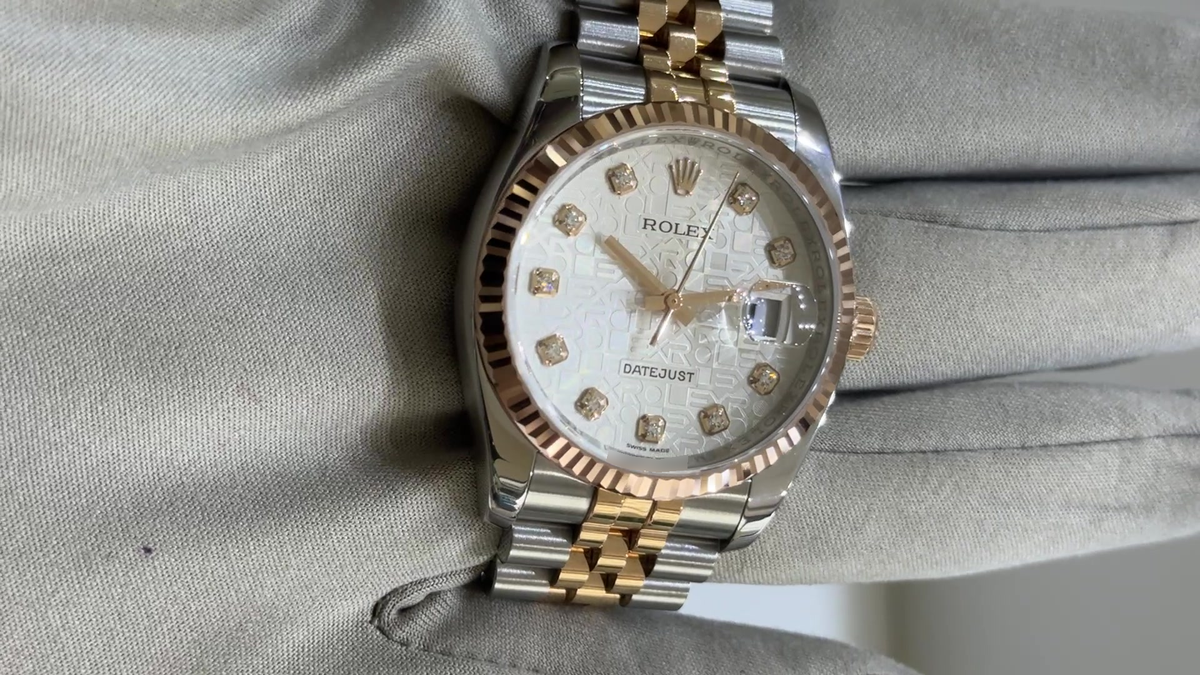 Rolex stock 85717 Front from vendor video