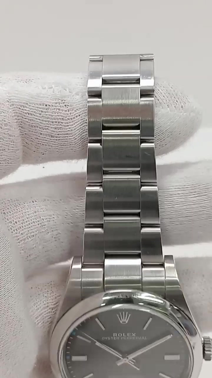 Rolex Oyster Perpetual 39mm Steel — Bracelet; stock 85822