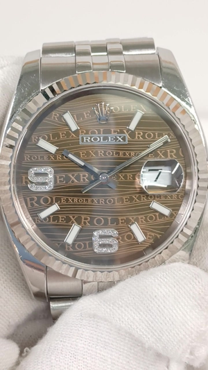 Rolex 116234 stock 86348 Front from vendor video
