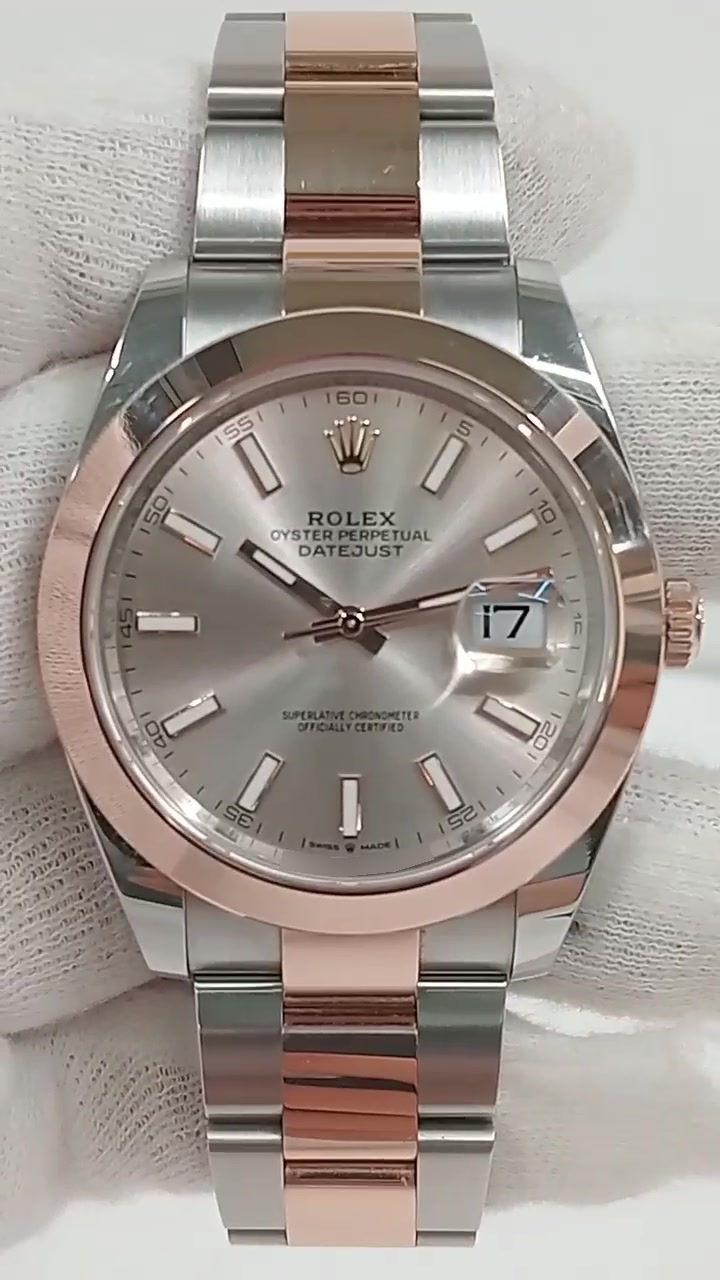 Rolex Datejust stock 86357 Front from vendor video