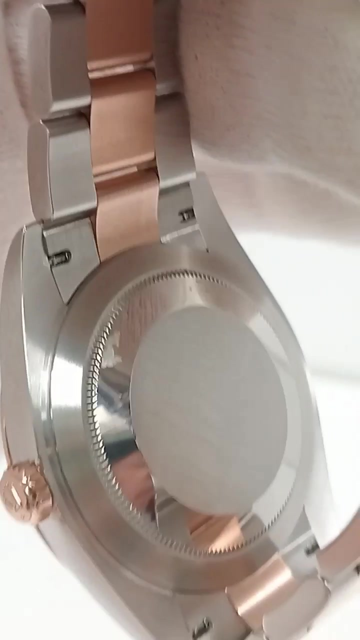 Rolex Datejust stock 86357 Caseback from vendor video