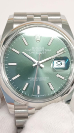 Rolex 126200 stock 88393 Front from vendor video