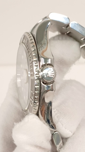 Rolex 16622 stock 88775 Crown side from vendor video