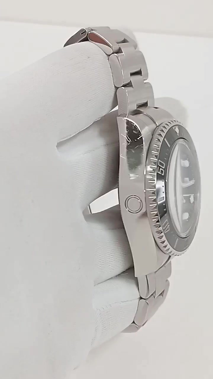 Rolex Deepsea Ref 136660 stock 89034 Helium valve side from vendor video