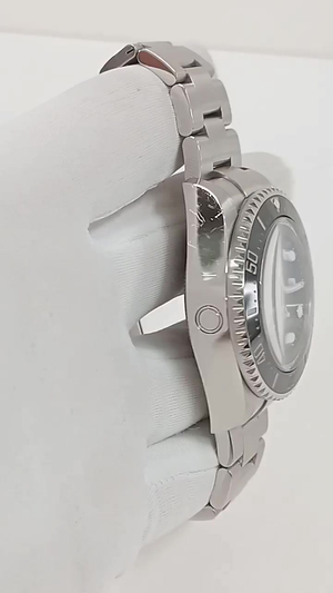 Rolex Deepsea Ref 136660 stock 89034 Helium valve side from vendor video