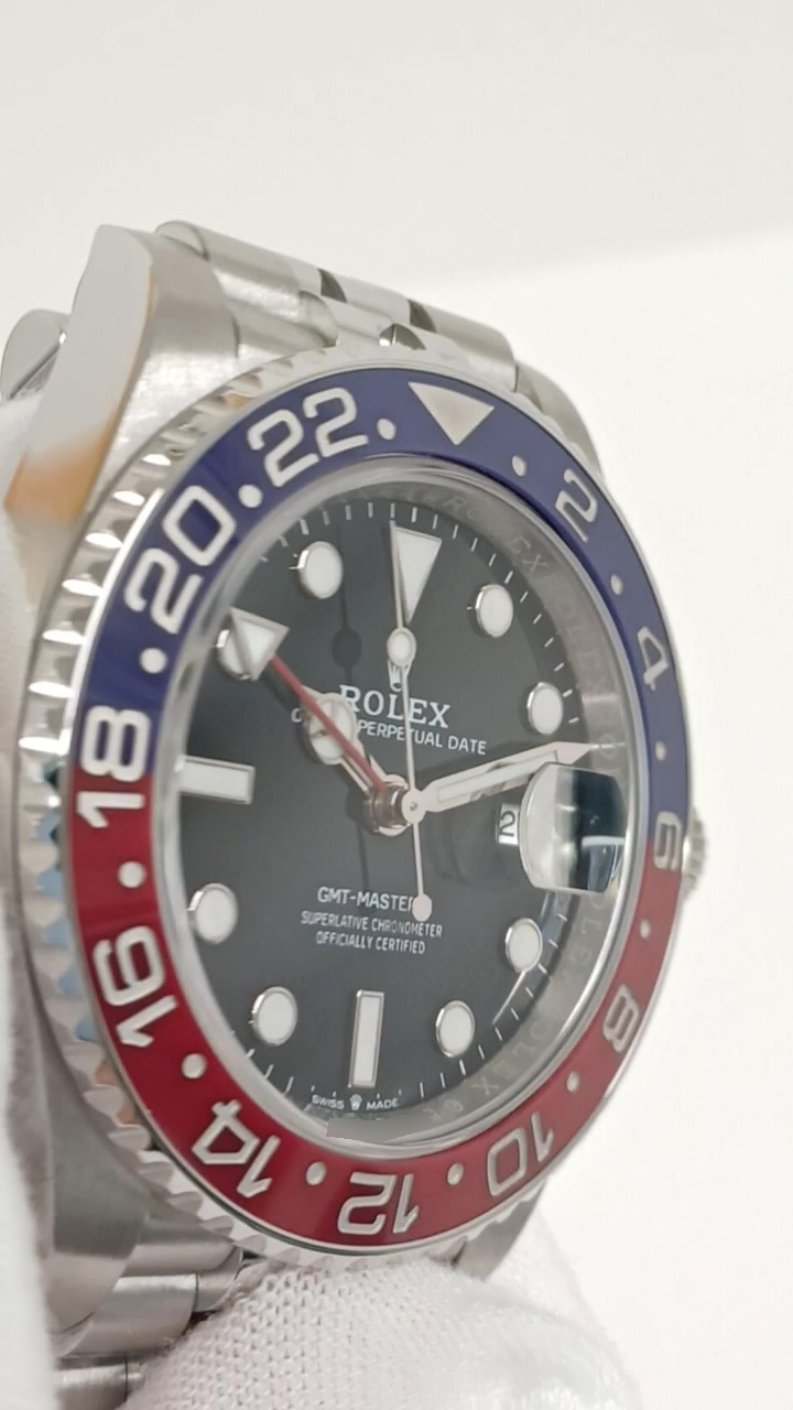 Rolex 126710BLRO stock 90440 Front from vendor video