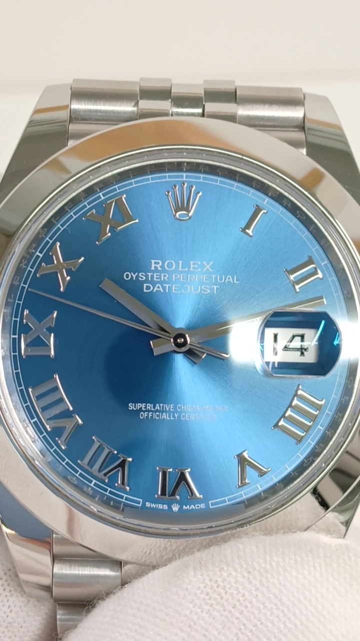 Rolex 126300 stock 90731 Front from vendor video