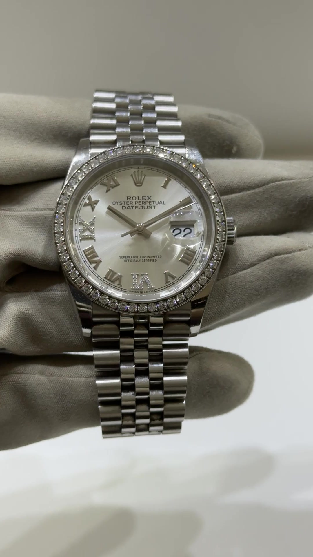 Rolex stock 91609 Front from vendor video