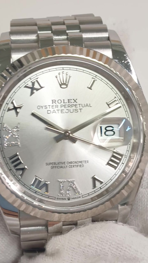Rolex 126234 stock 92028 Front from vendor video