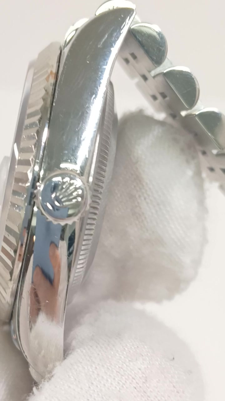 Rolex 126234 stock 92028 Crown side from vendor video
