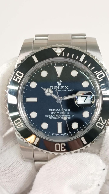 Rolex Submariner stock 92361 — Front from vendor video