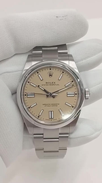 Rolex Oyster Perpetual Ref 134300 stock 93588 Front from vendor video