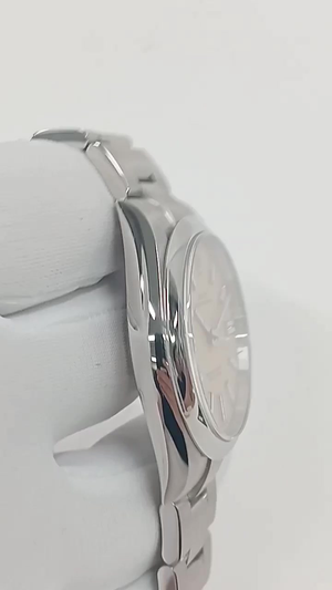 Rolex Oyster Perpetual Ref 134300 stock 93588 Case side from vendor video