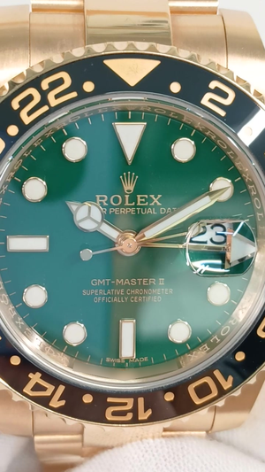 Rolex 116718LN stock 94404 Front from vendor video
