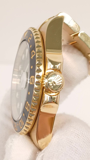 Rolex 116718LN stock 94404 Crown side from vendor video