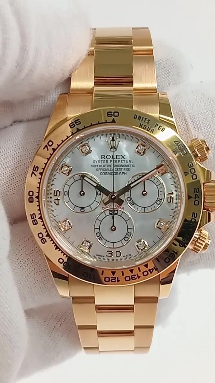 Rolex Daytona stock 94478 — Front from vendor video