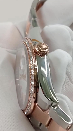 Rolex Datejust stock 94640 Crown side from vendor video