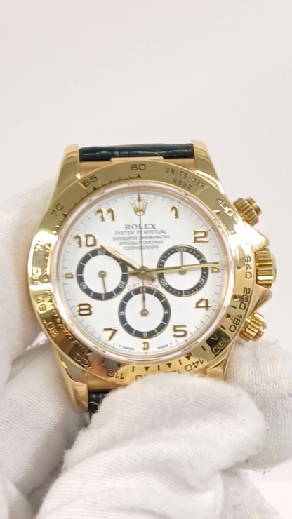 Rolex 16518 stock 96444 Front from vendor video