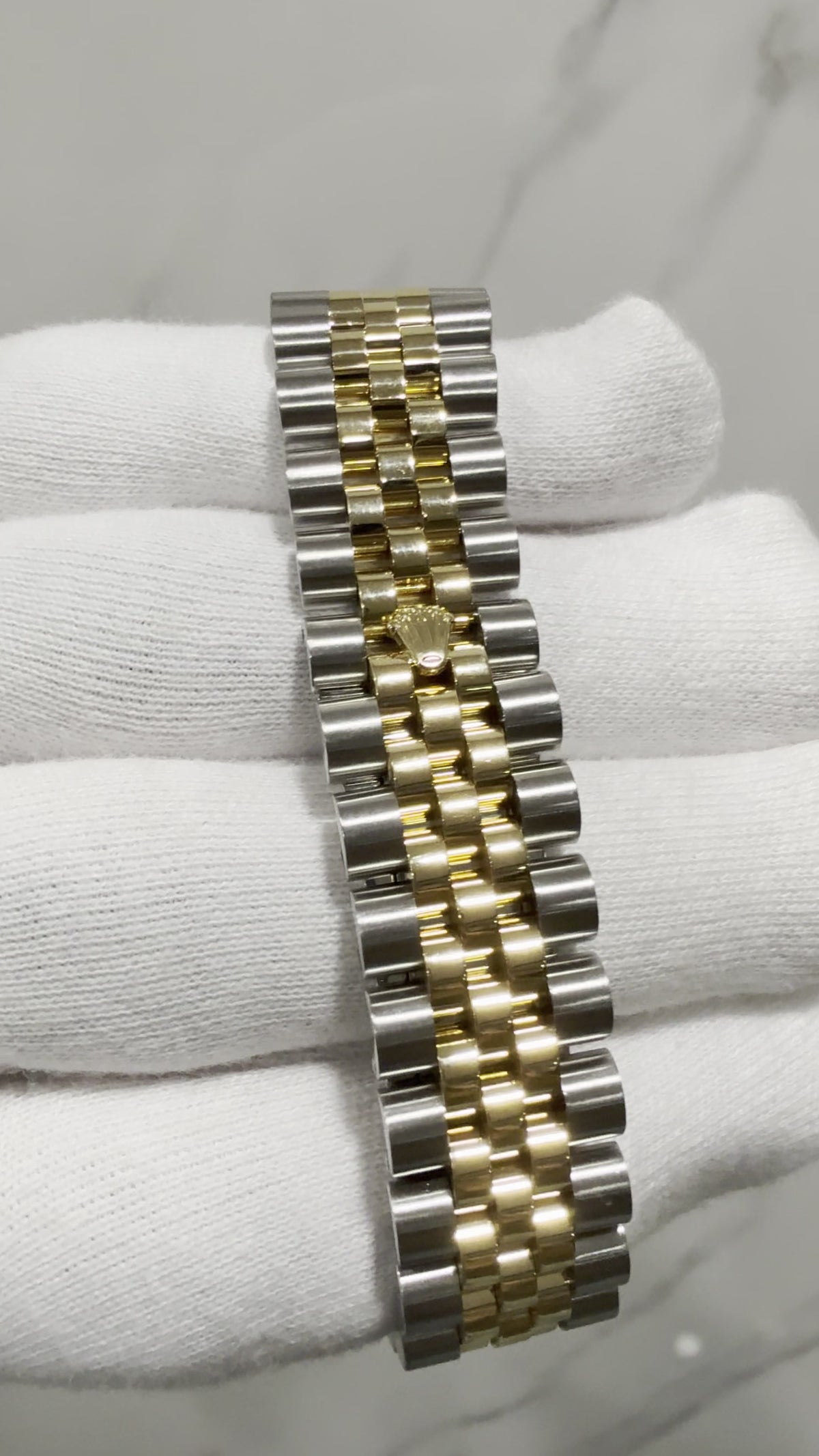 Rolex Datejust 36mm Steel and Yellow Gold — Bracelet and clasp; stock 96545