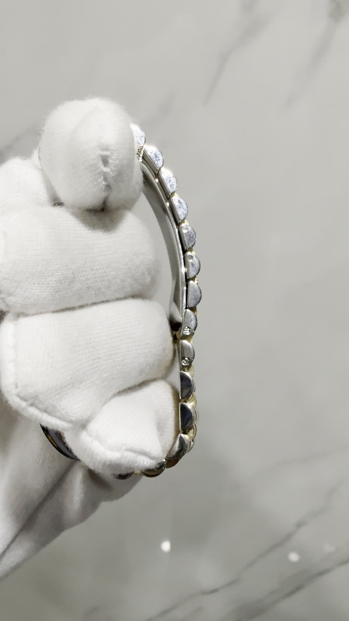 Rolex Datejust 36mm Steel and Yellow Gold — Bracelet edge; stock 96545