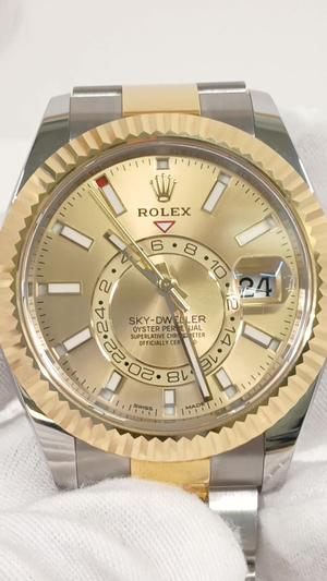 Rolex 326933 stock 96780 Front from vendor video