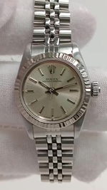 Rolex Oyster Perpetual stock 97201 Front from vendor video