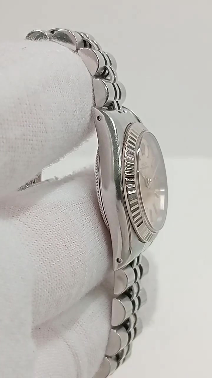 Rolex Oyster Perpetual stock 97201 Case side from vendor video