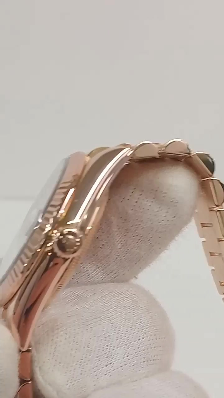 Rolex Day-Date stock 97384 — Crown side from vendor video