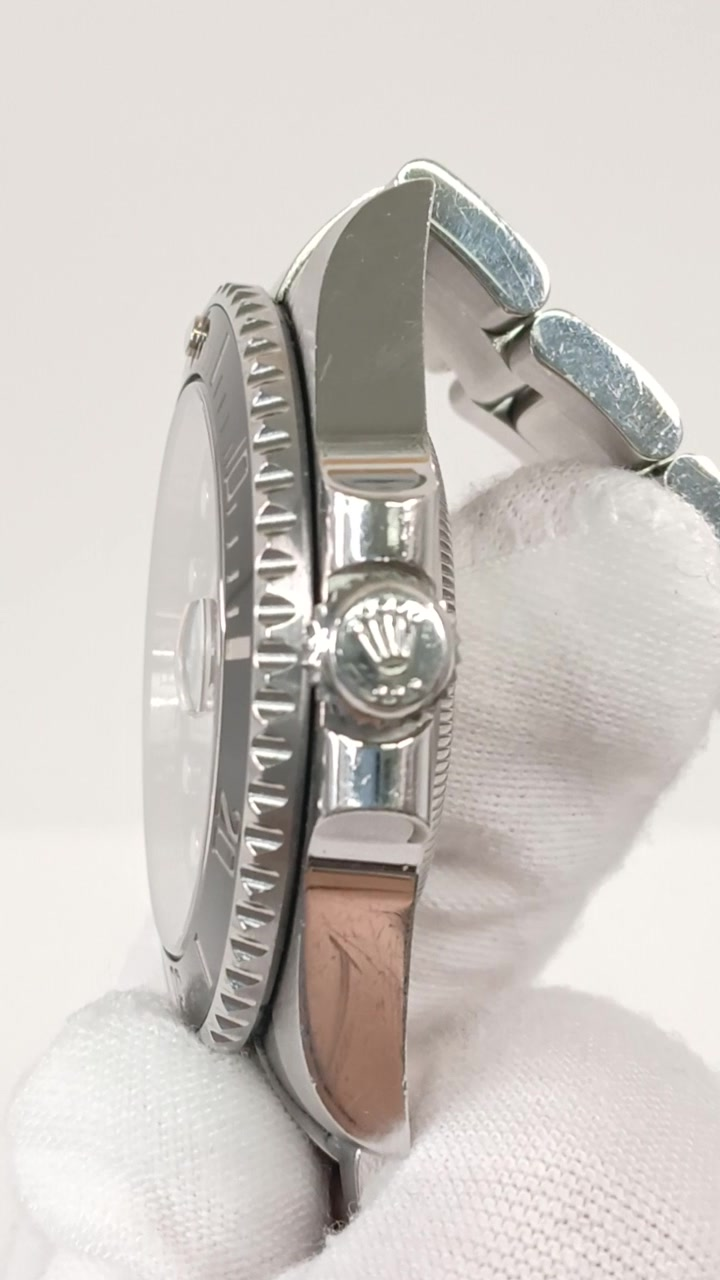 Rolex 116610LN stock 97868 Crown side from vendor video