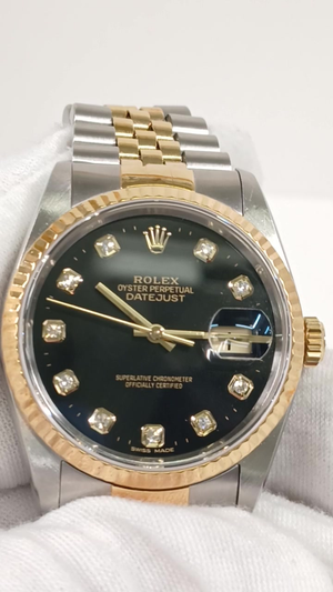 Rolex Datejust Ref 16233 stock 97875 Front from vendor video