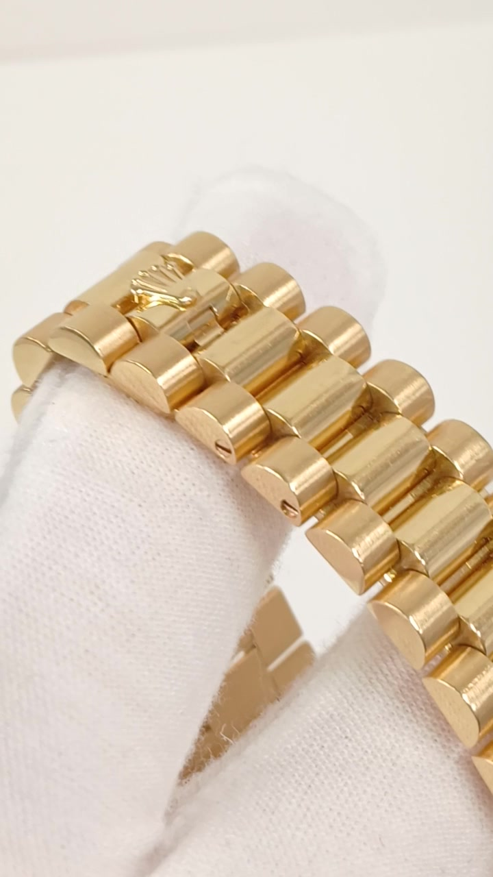 Rolex 118238MR stock 98415 Bracelet from vendor video