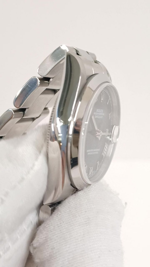 Rolex Datejust stock 99176 Case side from vendor video