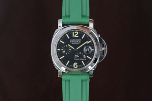 Officine Panerai Luminor Power Reserve PAM00090, Black Dial, Limited Edition to 3000 Pieces - Stainless Steel on Strap