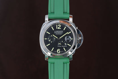 Officine Panerai Luminor Power Reserve PAM00090, Black Dial, Limited Edition to 3000 Pieces - Stainless Steel on Strap