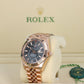 Rolex Sky-Dweller 'Annual Calendar Dual Time Zone', Grey Sundust Dial, Fluted Bezel - 18kt Rose Gold on Jubilee Bracelet