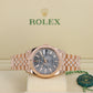 Rolex Sky-Dweller 'Annual Calendar Dual Time Zone', Grey Sundust Dial, Fluted Bezel - 18kt Rose Gold on Jubilee Bracelet