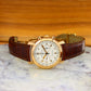 Vacheron Constantin 47120 Malte Chronograph 'Clous de Paris' 18k Rose Gold Blue Hand RARE