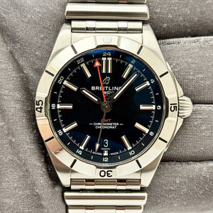 Breitling Chronomat GMT 40mm Stainless Steel – Automatic Dual Time Zone Watch, A32398101B1A1