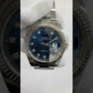 Rolex Datejust 41mm Stainless Steel - Fluted White Gold Bezel - Blue Diamond Dial - Oyster Bracelet 126334